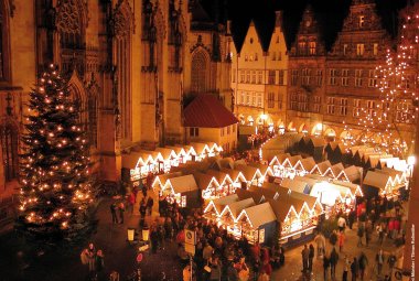 Weihnachtliche Altstadt Münster © Presseamt Münster/