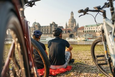 Unterwegs auf dem Elberadweg © DZT/Felix Meyer