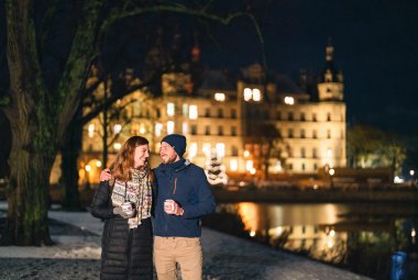 Weihnachtsmarkt am Schweriner Schloss &copy; TMV/Gross