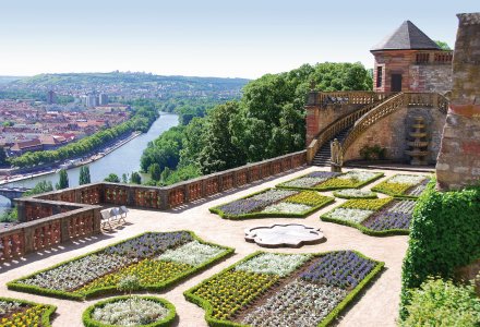 Garten an der Marienfeste in Würzburg