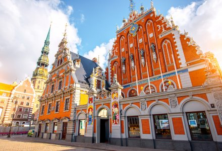 Schwarzhäupterhaus in der Altstadt von Riga